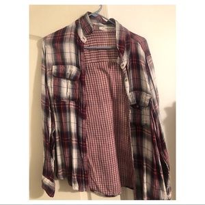 Red, white & black flannel